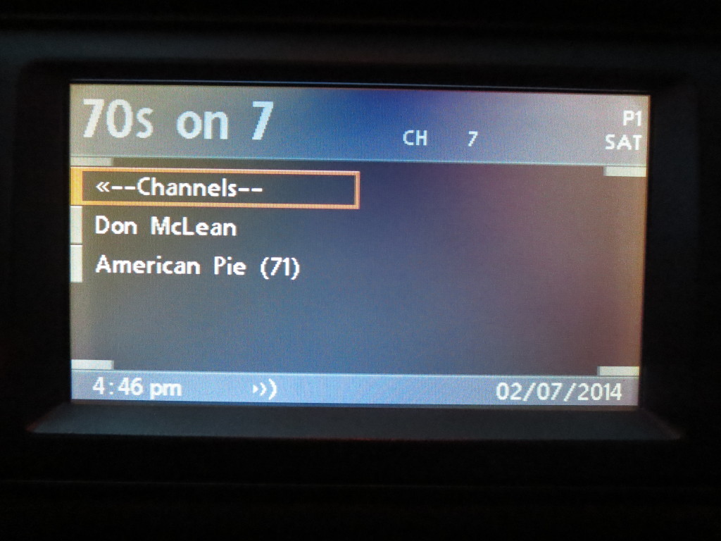 E39 SIRIUS XM, Aux, Radio 6